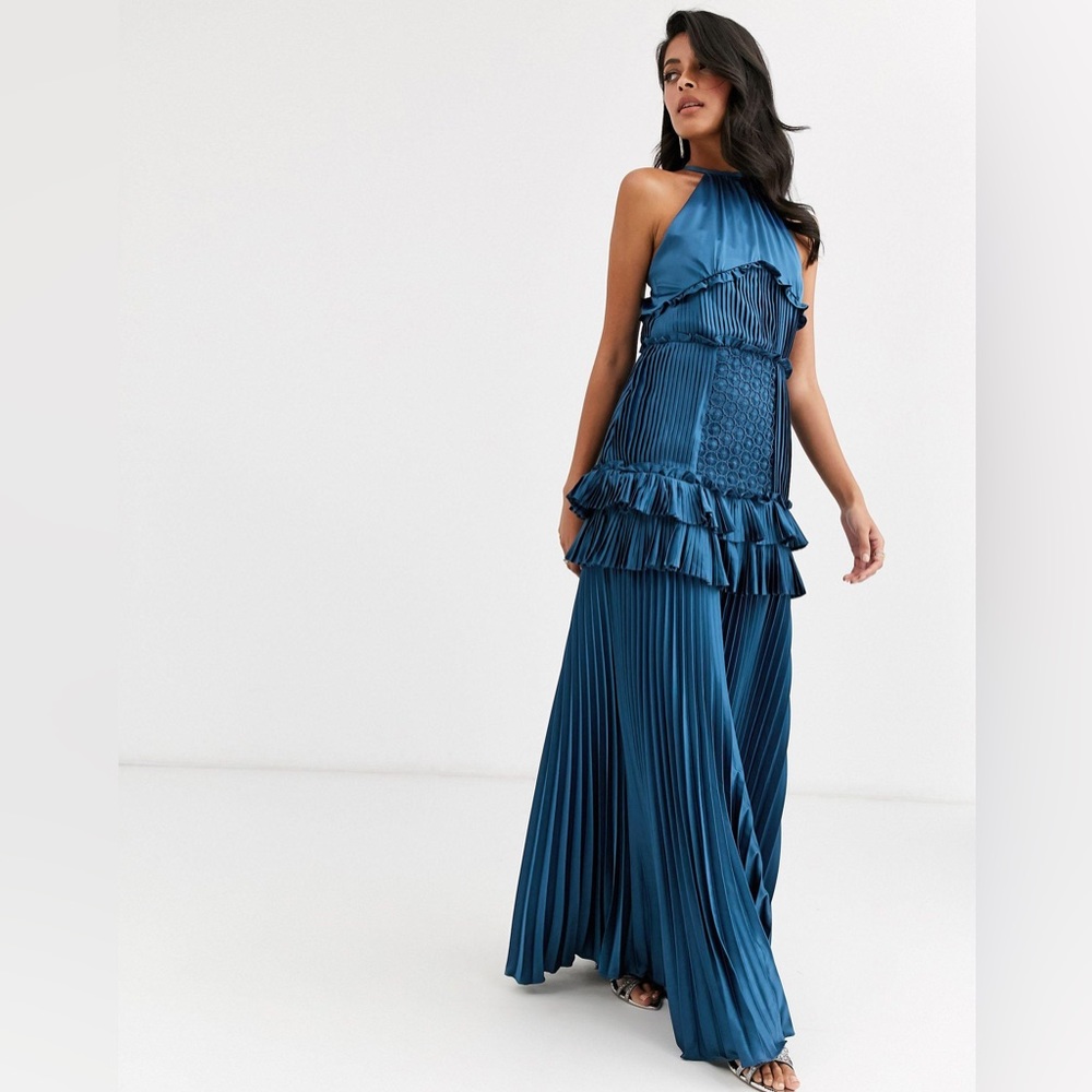 Blue maxi dress